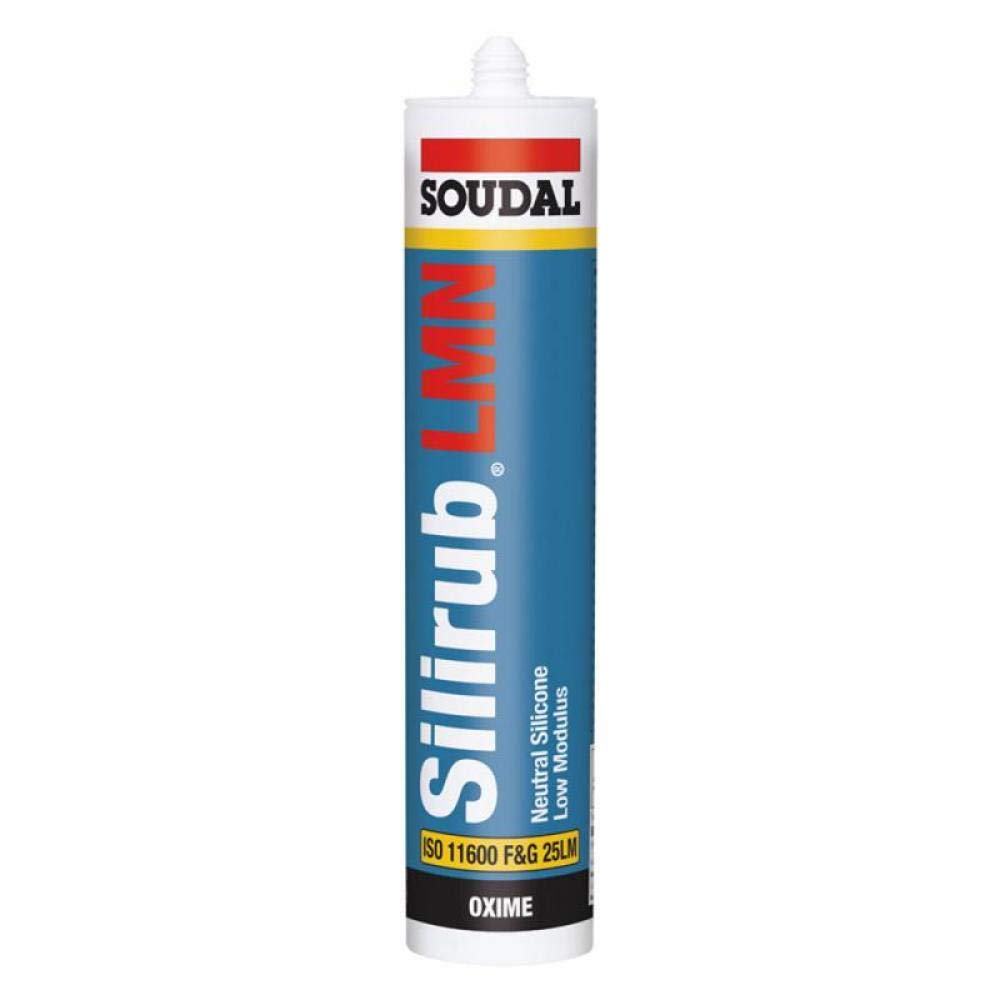 Soudal Silirub 2 Silicone Sealant Brilliant White 300ml | Daily Supplies