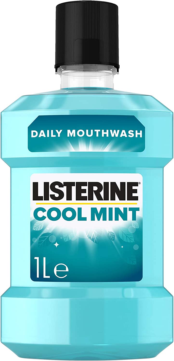Listerine Cool Mint Mouthwash 1 Litre | Daily Supplies