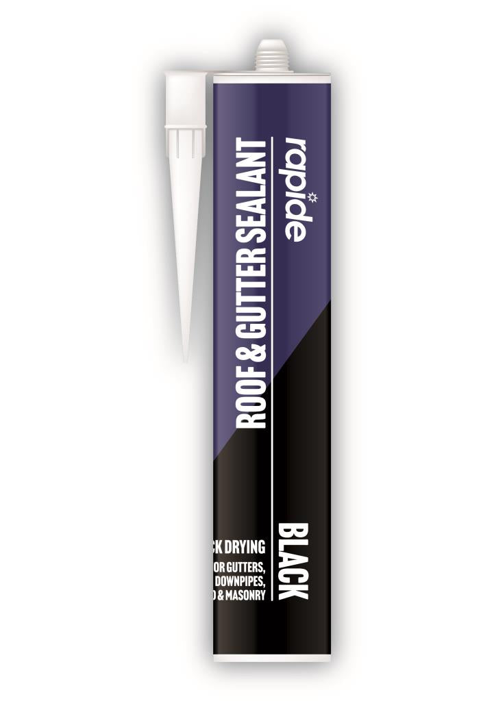 Rapide Roof & Gutter Sealant Black 260ml | Daily Supplies