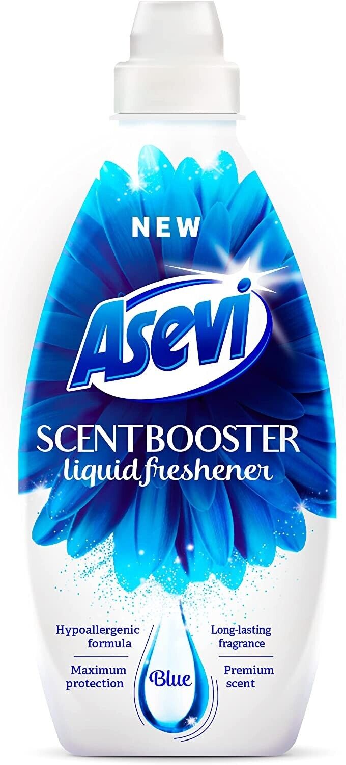 Asevi Laundry Liquid Freshener Scent Booster Blue 36 washes 720ml | Daily Supplies