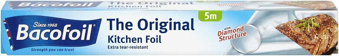 Bacofoil The Original Extra Tear Resistant Kitchen Foil 300mm x 5m | Daily Supplies