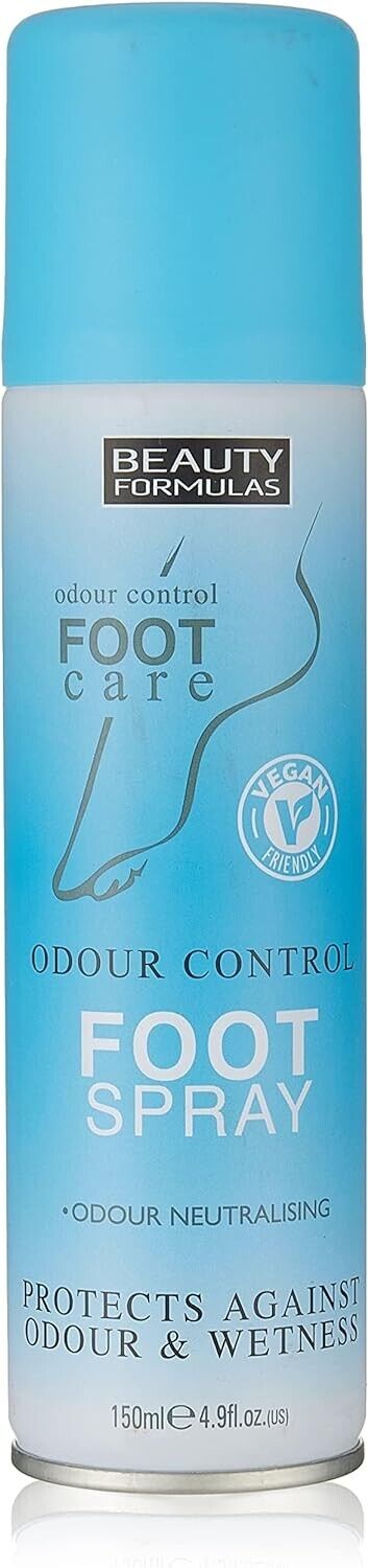 Beauty Formulas Odour Control Foot Care Spray 150ml | Daily Supplies