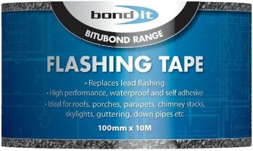 Bond It Bitubond Waterproof Self Adhesive Flashing Tape 100mm x 10m | Daily Supplies
