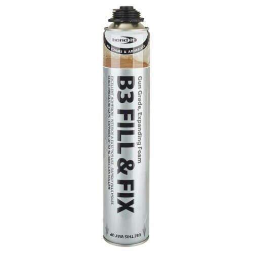 Bond It B3 Flix & Fix PU Foam & Adhesive for Sealing and Bonding 750ml | Daily Supplies