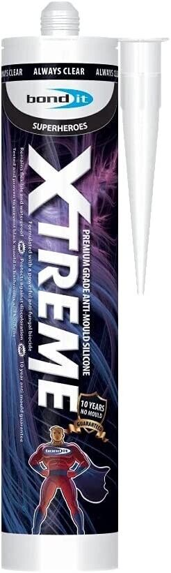 Bond It Superheroes Xtreme Anti Mould Premium Grade Silicone 310ml | Daily Supplies