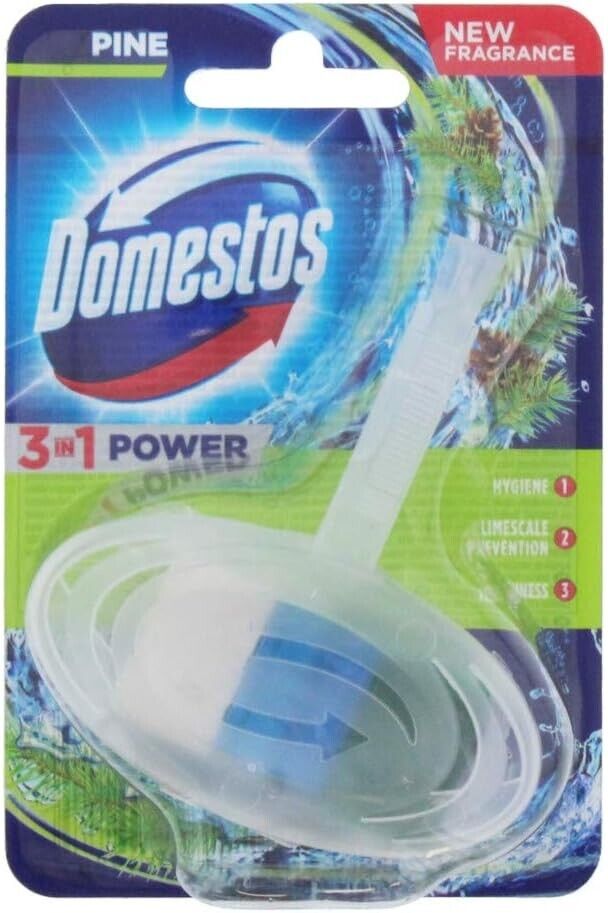 Domestos 3 in 1 Rim Block Pine Toilet Cleaner | Daily Supplies