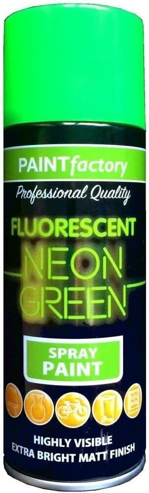 Paint Factory All Purpose Neon Green Spray Can 400 ml | Daily Supplies