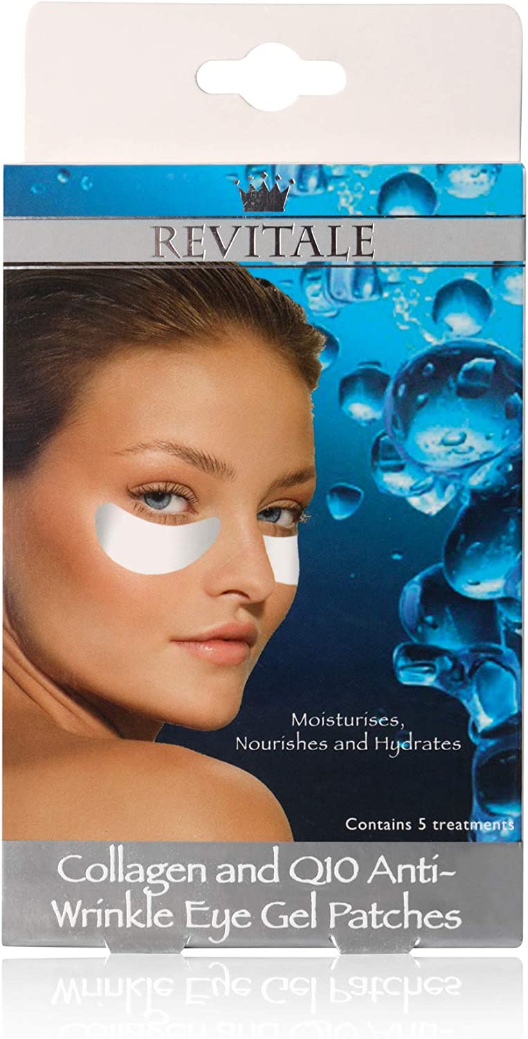 Revitale Collagen and Q10 Anti Wrinkle Eye Gel Patches | Daily Supplies