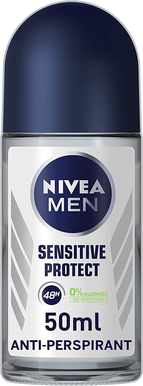 Nivea Men Sensitive Protect Anti-Perspirant Roll-On 50ml | Daily Supplies