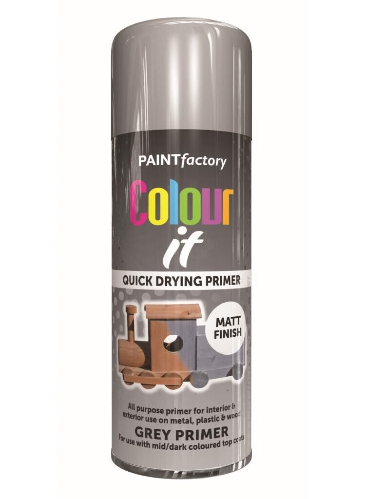 Paint Factory All Purpose Paint - Grey Primer 400ml | Daily Supplies