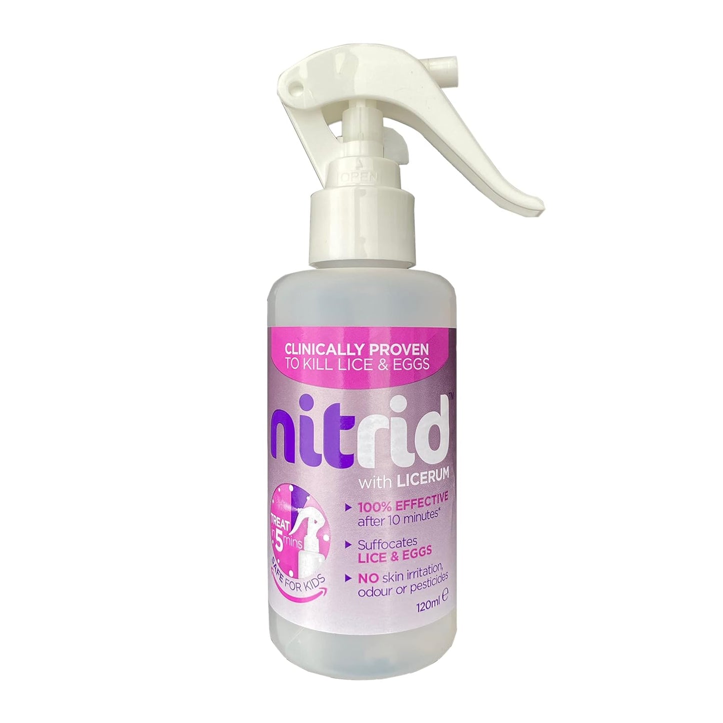 Nitrid Head Lice Treatment with Licerum 120ml | Daily Supplies