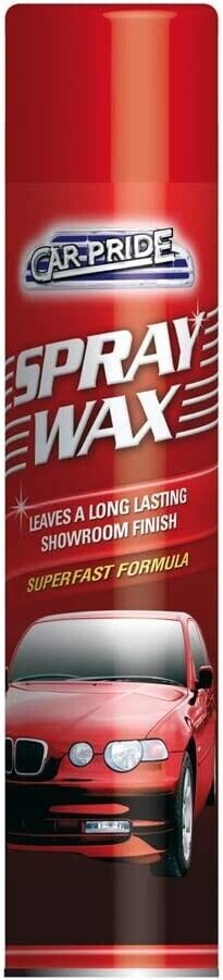 Car-Pride Spray Wax Long Lasting Showroom Finish Superfast Formula 300ml | Daily Supplies