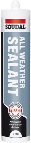 Soudal All Weather Sealant Clear 290ml | Daily Supplies