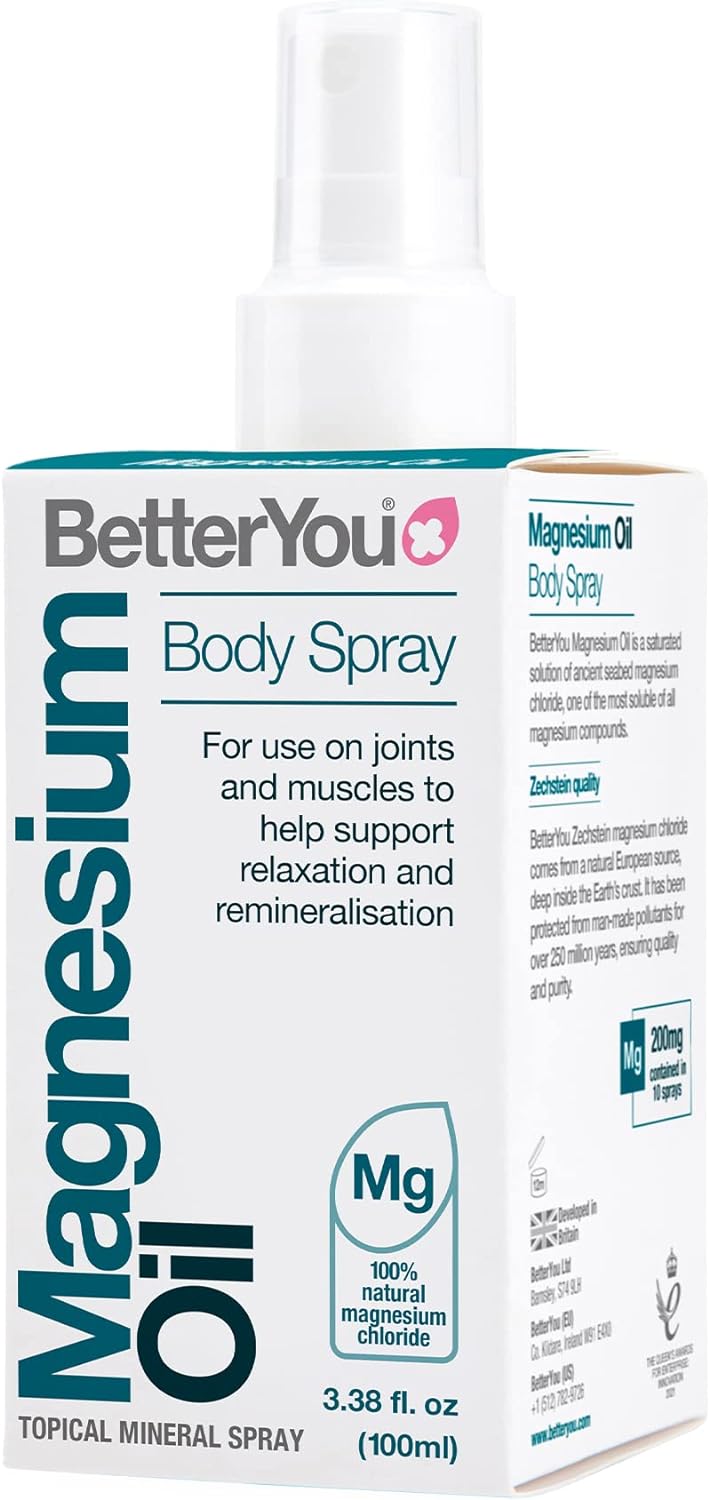 BetterYou Body Spray Magnesium Oil 100ml | Daily Supplies