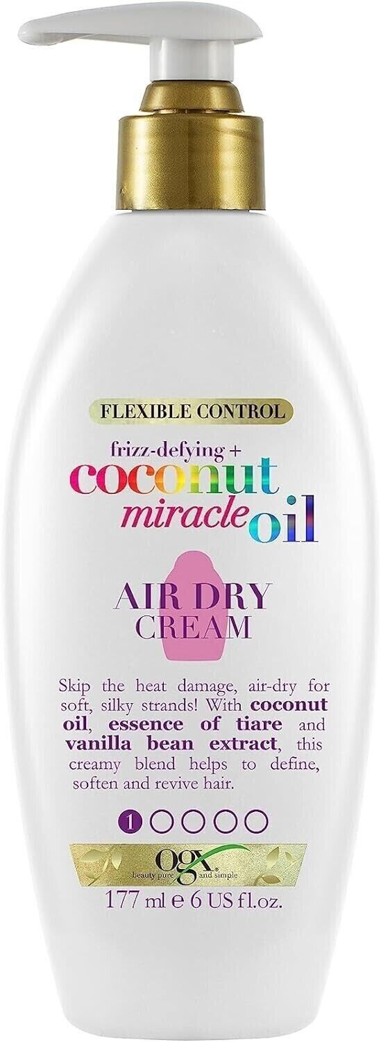 OGX Air-Dry Hair Cream Coconut Miracle Oil 177ml | Daily Supplies
