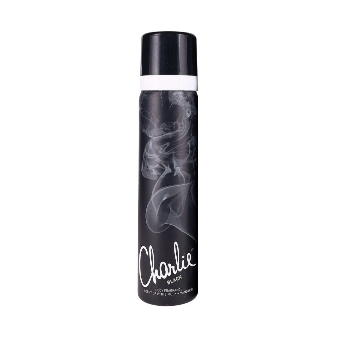 Charlie Body Spray Black White Musk & Mandarin 75 ML | Daily Supplies
