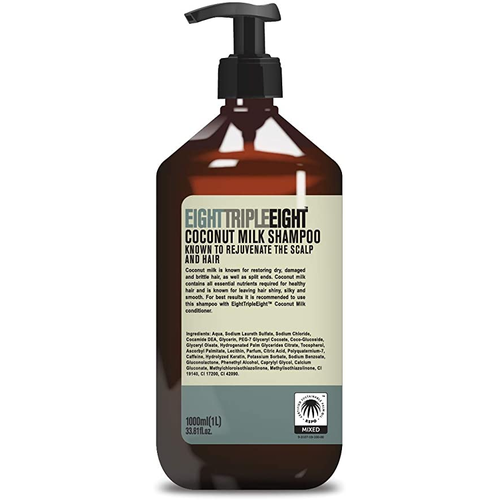 Eight Triple Eight Shampoo Coconut Milk 1000ml | Daily Supplies