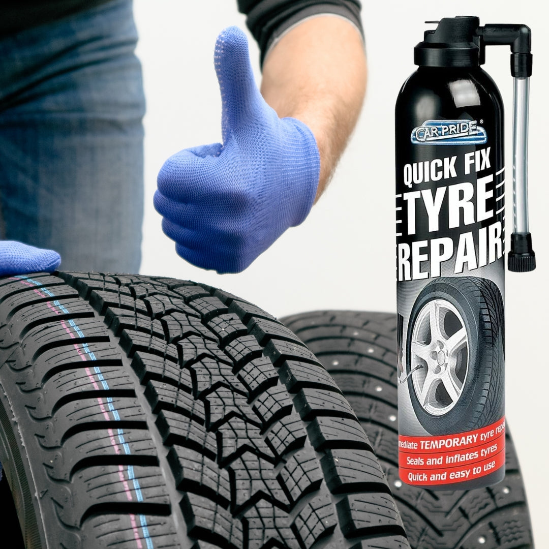 Car-Pride Quick Fix Tyre Repair Spray 300ml | Daily Supplies