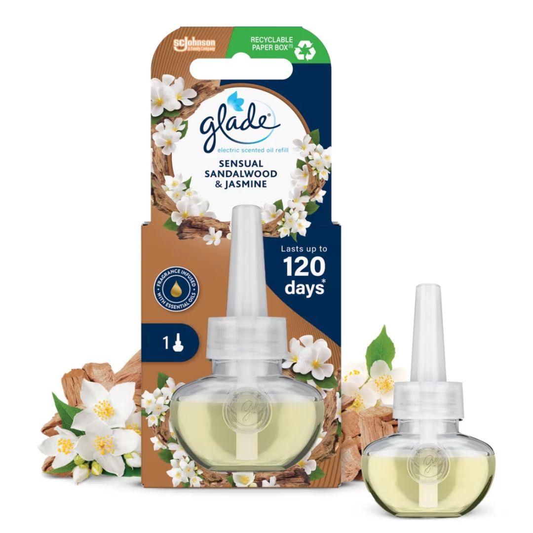 Glade Electric Plug In Refill Sensual Sandalwood & Jasmine 20ml | Daily Supplies