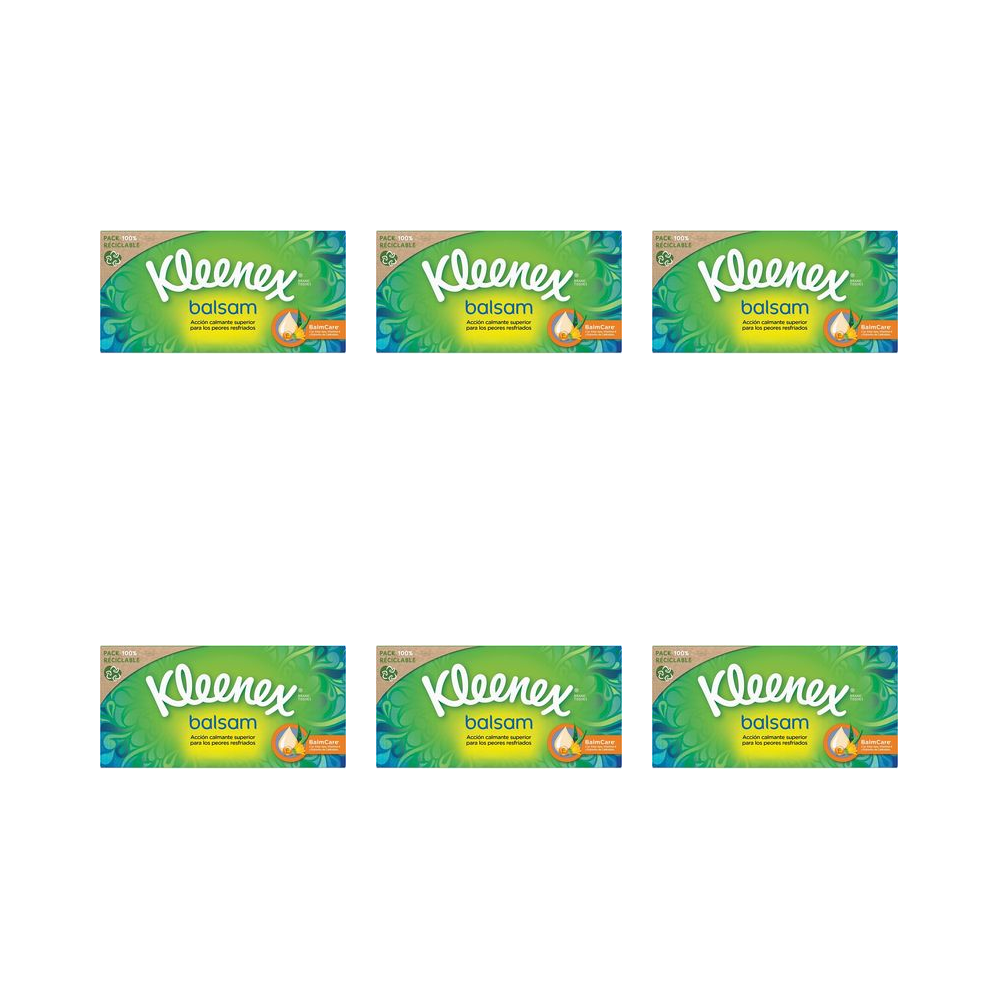 Kleenex Balsam Protective Balm Facial Tissues 64's