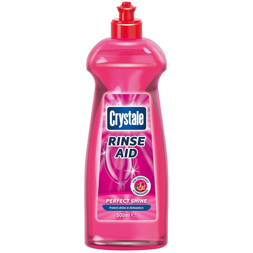 Crystale Dishwasher Rinse Aid Grapefruit & Pomegranate Dishwasher 500ml | Daily Supplies