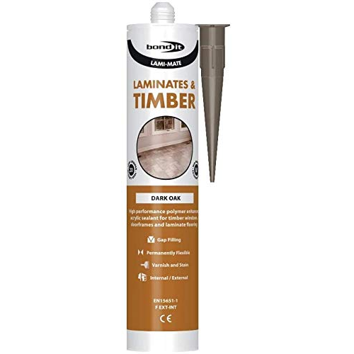 Bond It Lami Mate Flexible Sealant Gap Filler Dark Oak | Daily Supplies
