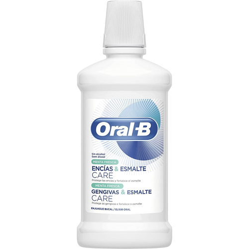 Oral-B Gum and Enamel Care Fresh Mint Mouthwash 500 ml | Daily Supplies