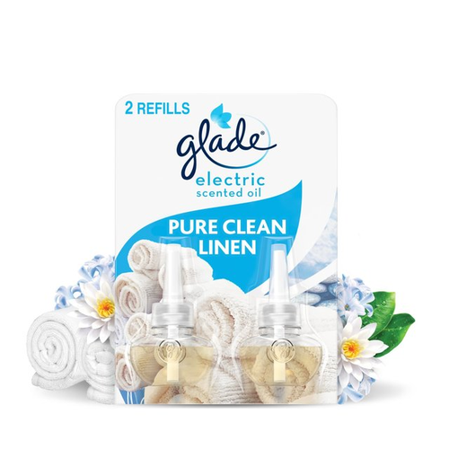 Glade Electric Twin Refill Clean Linen Scented Oil Plugin 2 x 20ml | Daily Supplies
