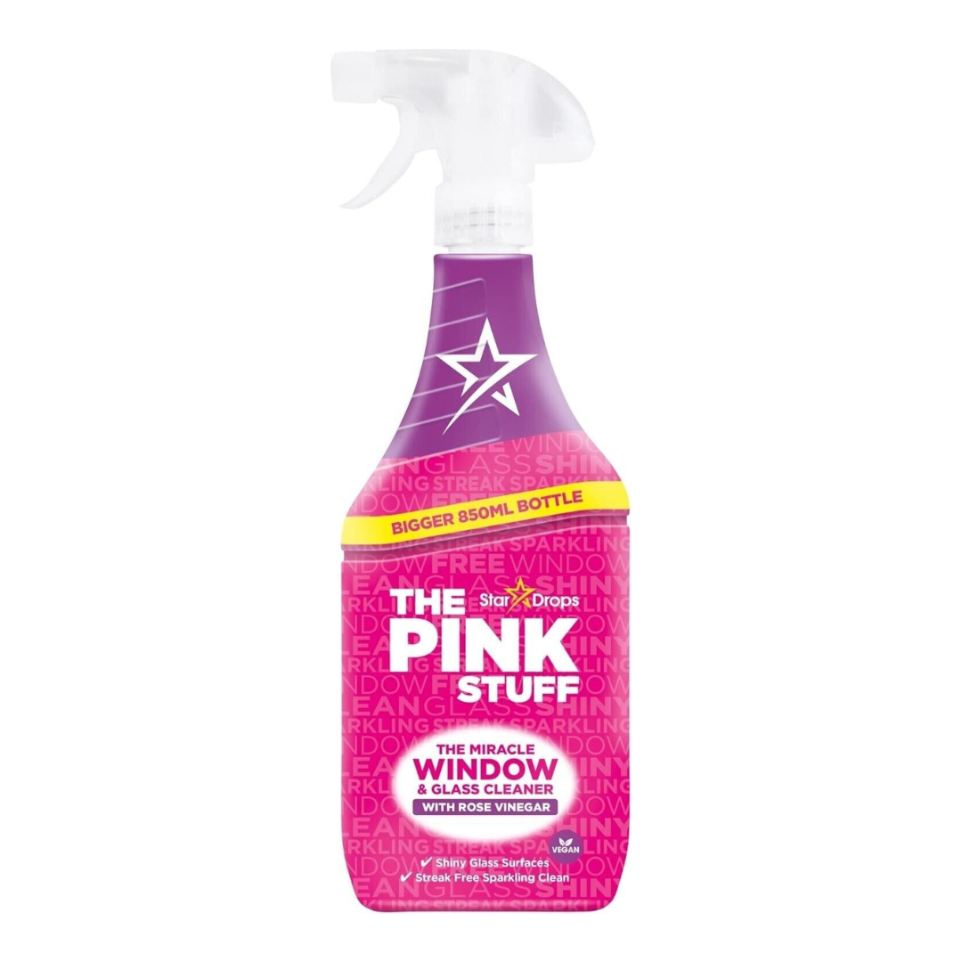 Stardrops Pink Stuff Window & Glass Cleaner With Rose Vinegar Spray 850ML | Daily Supplies