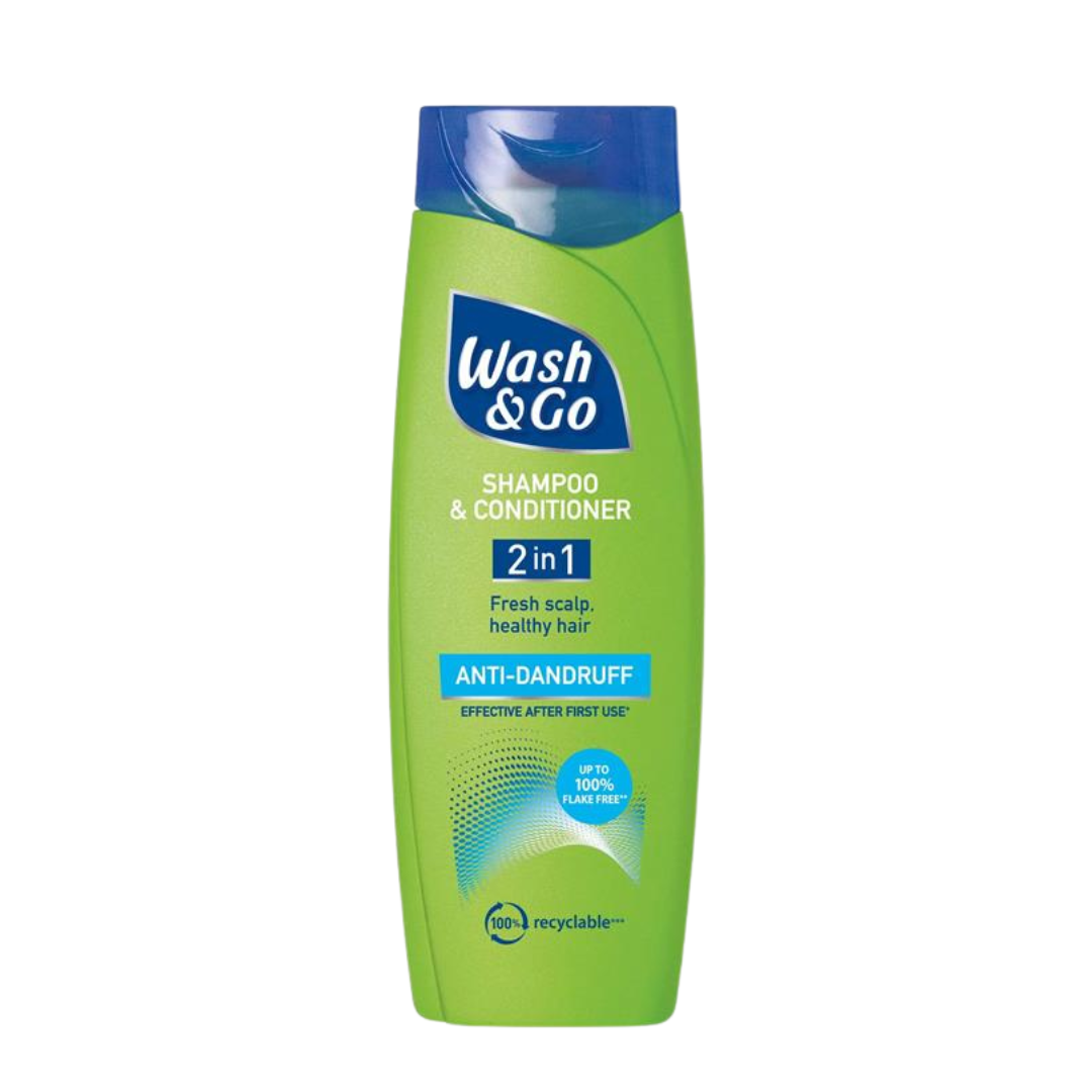 Wash & Go Anti Dandruff 2in1 Shampoo & Conditioner 200ml | Daily Supplies