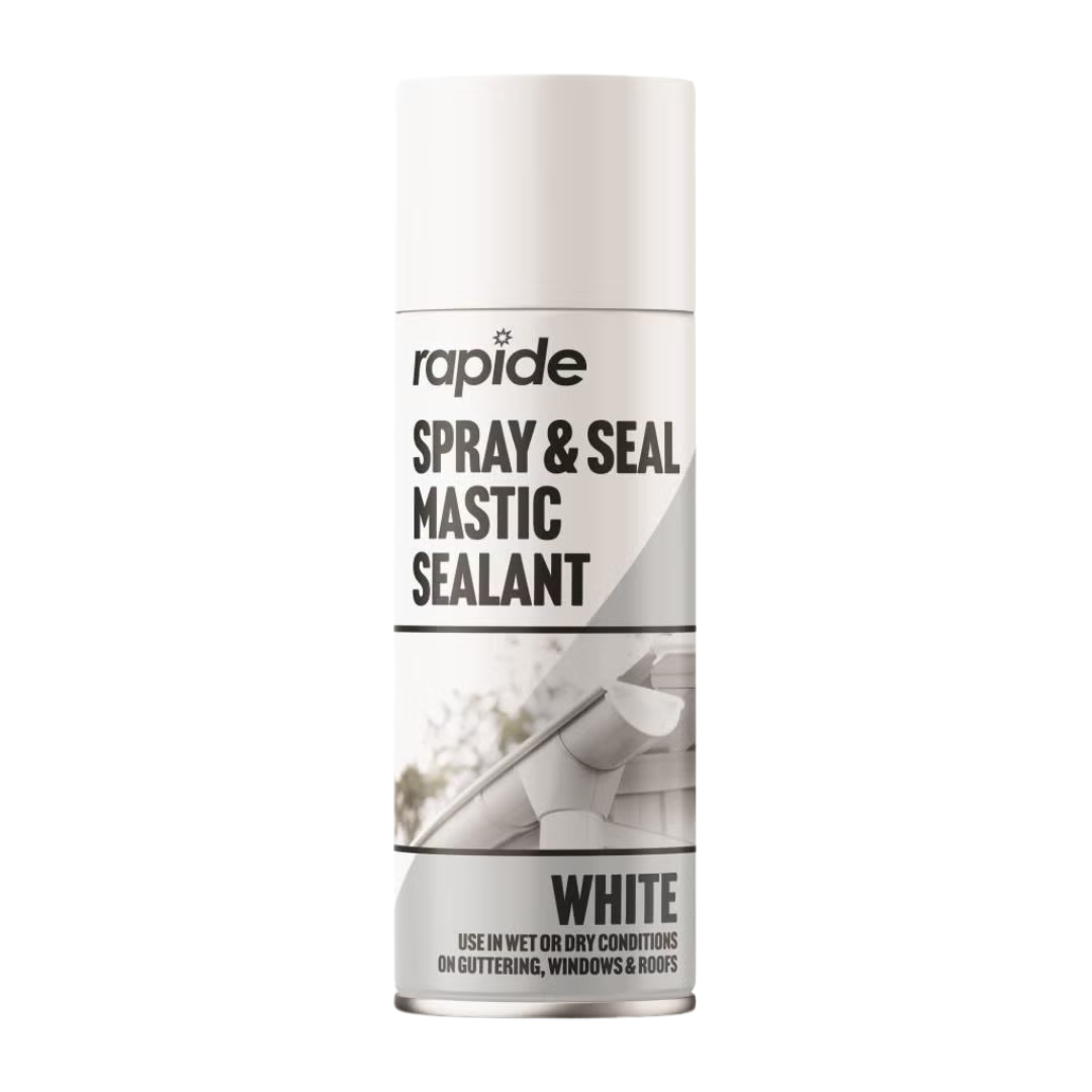 Rapide Spray & Seal Leak Fix Stop Sealant Instant Waterproof White 300ml | Daily Supplies