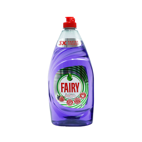 Fairy Platinum Quick Wash with Wild Berry Dishwashing Liquid 820ml | Daily Supplies