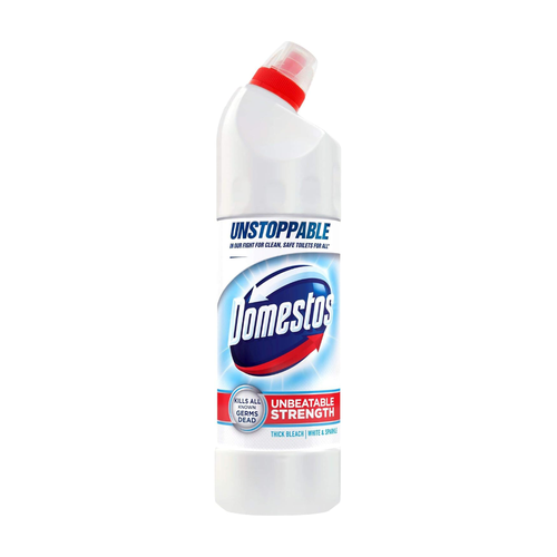 Domestos White & Sparkle Thick Bleach Toilet Cleaner 750ml | Daily Supplies