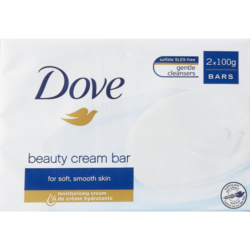 Dove Beauty Cream Bar Soap For Soft Skin 2x100g | Daily Supplies