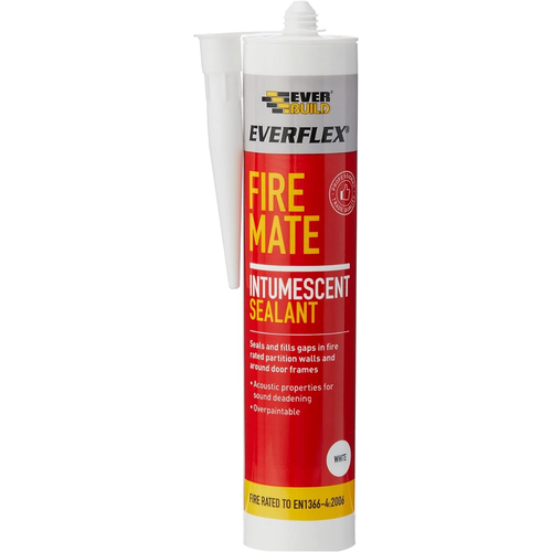 Everbuild Everflex Fire Mate Intumescent Sealant White 295ml | Daily Supplies