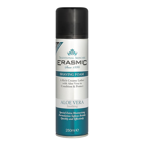 Erasmic Aloe Vera Shaving Foam 250ml | Daily Supplies