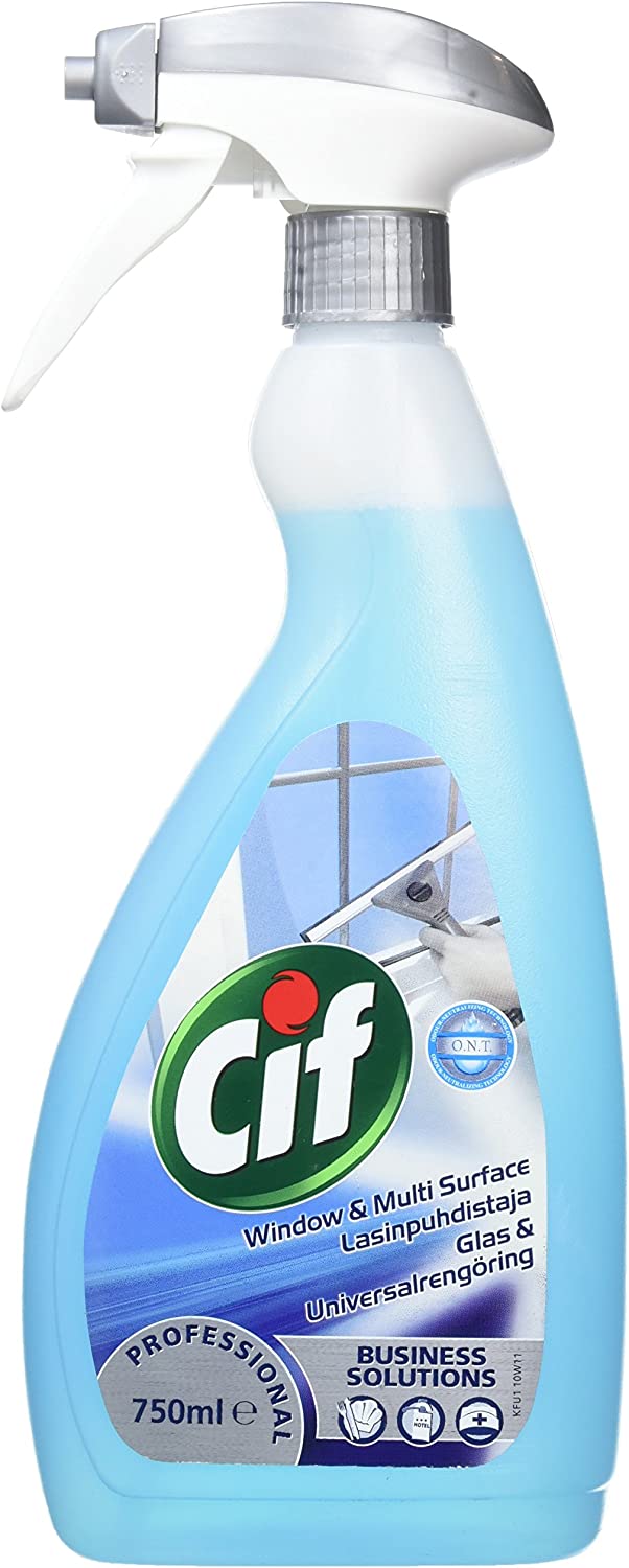 Cif Professional Window & Multi-Surface Cleaner Spray 750ml | Daily Supplies