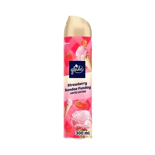 Glade Aerosol Air Freshener Strawberry Sundae Funday 300ml | Daily Supplies