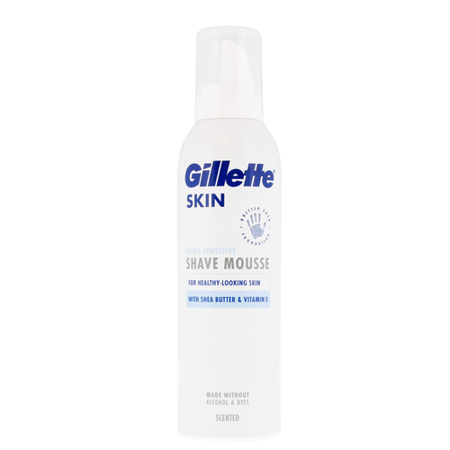 Gillette Shea Butter & Vitamin E Shave Mousse 240ml | Daily Supplies