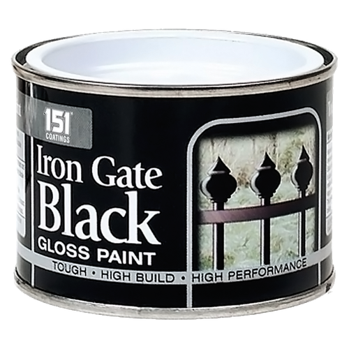 151 Coatings High Performance Iron Gate Black Gloss Paint 180ML | Daily Supplies
