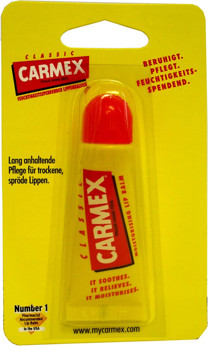 Carmex Classic Moisturising Lip Balm Tube 10g | Daily Supplies