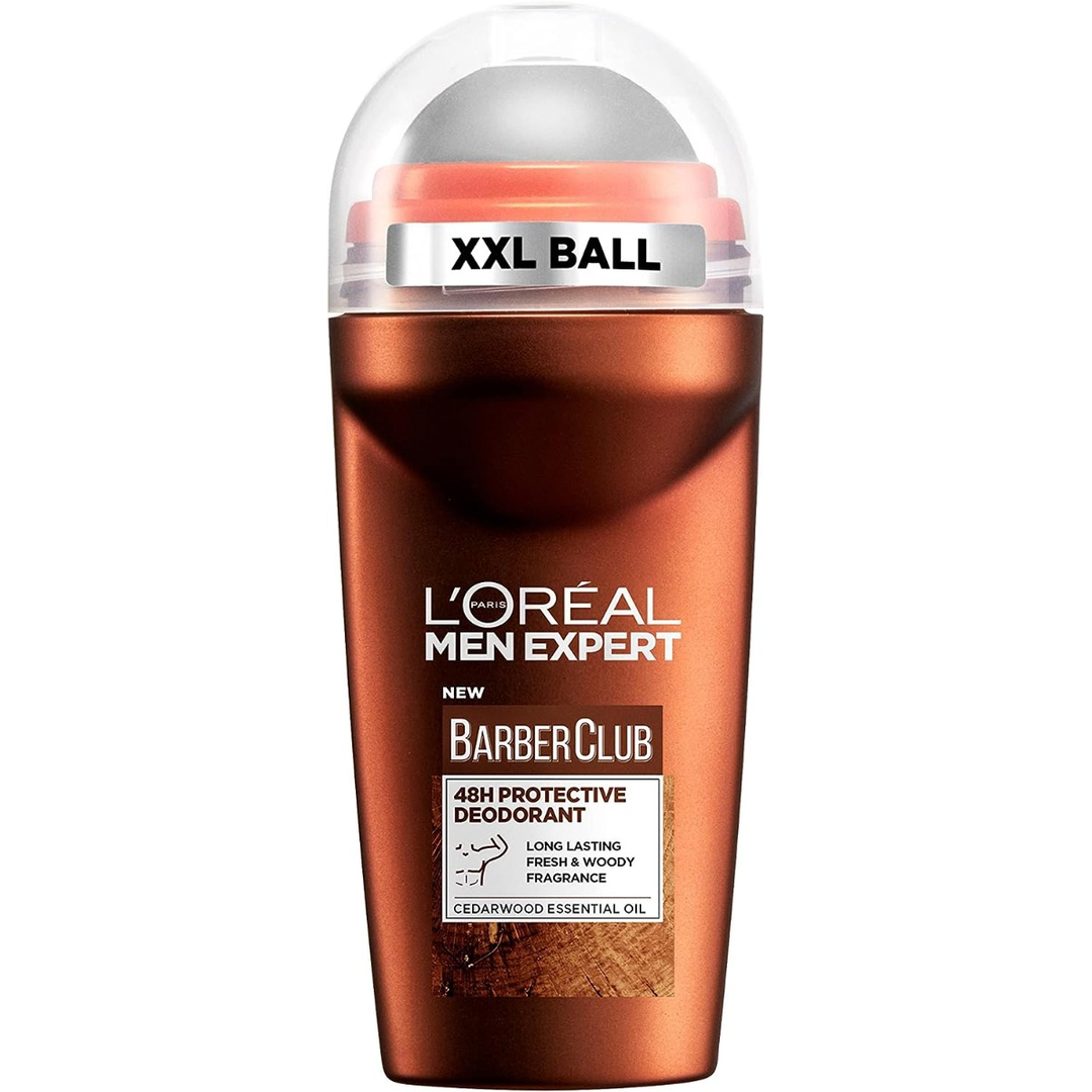 LOreal Men Expert Barber Club Deodorant Cedarwood Roll-On 50ml | Daily Supplies