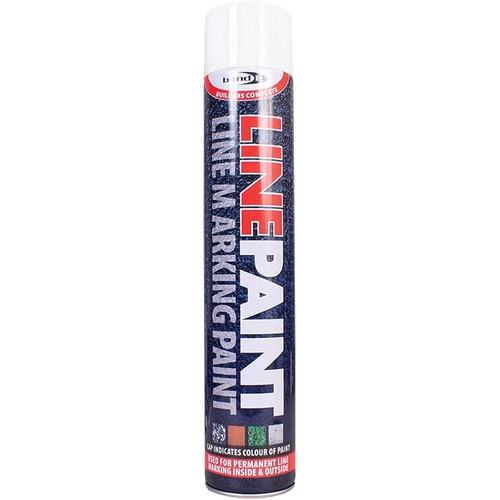 Bond It Line Paint Marking Spray White For Indoor & Outdoor Use 750ml | Daily Supplies