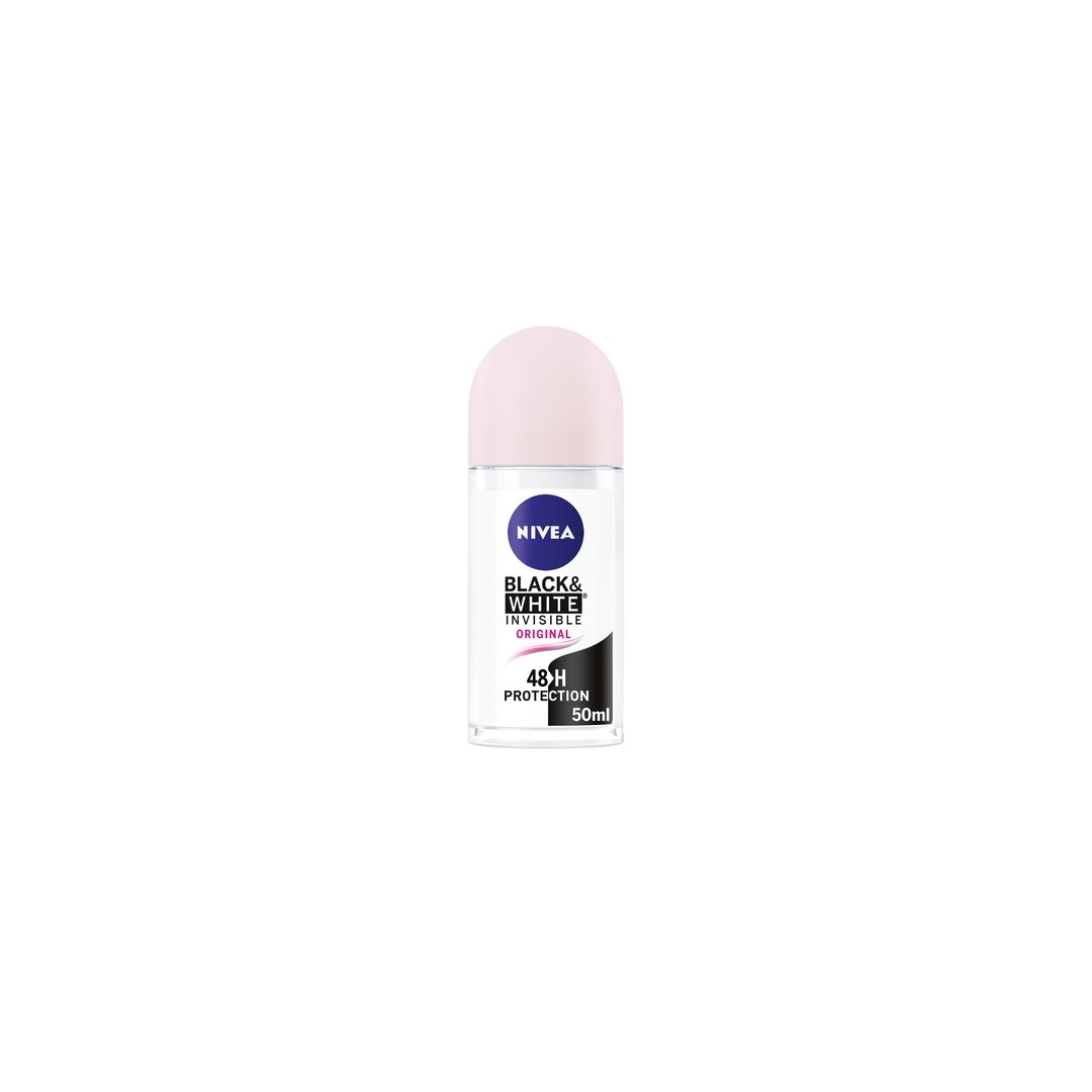 Nivea Roll On Black & White Clear 50Ml | Daily Supplies