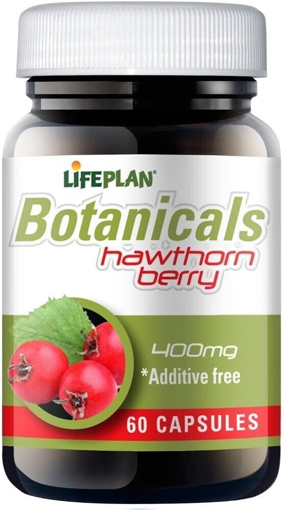 Lifeplan Hawthorn Berry 400mg 60 Capsules | Daily Supplies