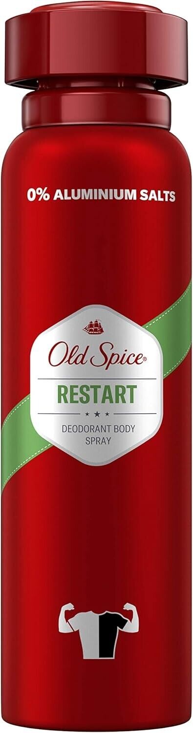 Old Spice Deodorant Body Spray for Men Restart 150ml | Daily Supplies