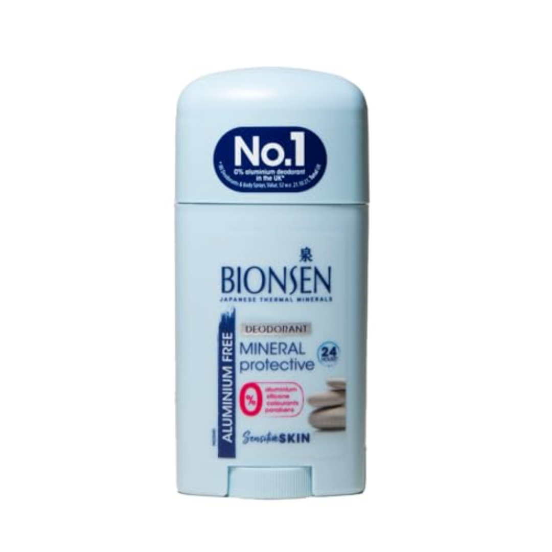 Bionsen Deodorant Stick Mineral Protective 24-Hour Freshness 40ml | Daily Supplies