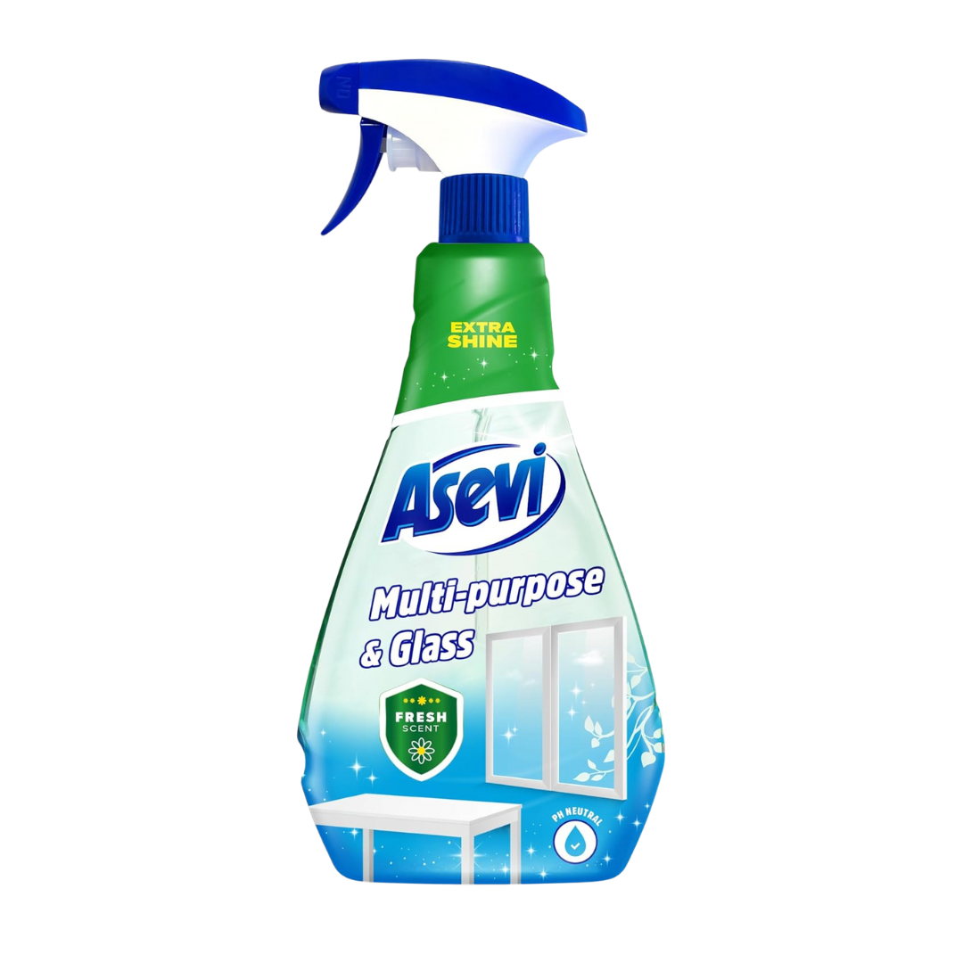 Asevi Multi-Purpose Glass & Window Cleaner Spray 750ml | Daily Supplies