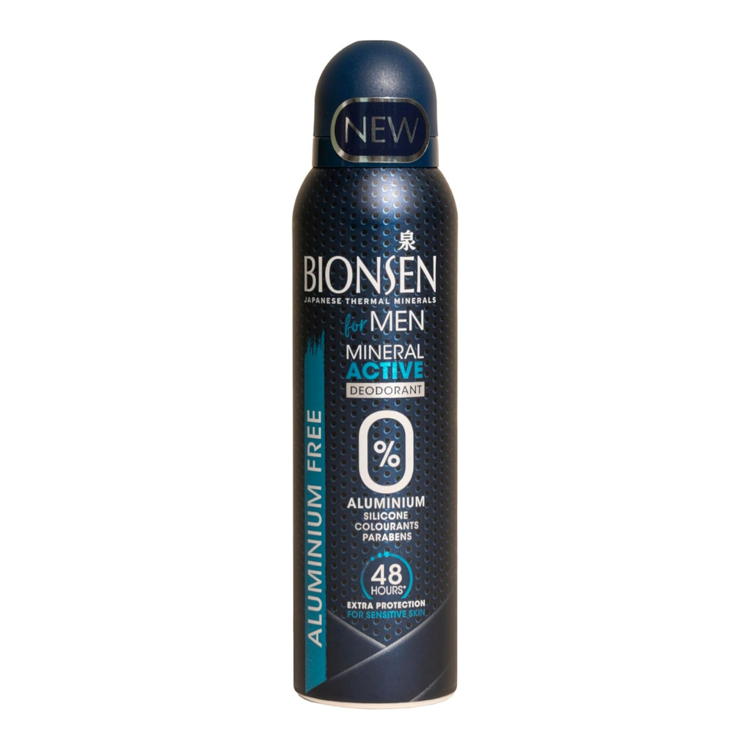 Bionsen Mineral Active Men’s Deodorant Spray with Japanese Minerals 150ml | Daily Supplies