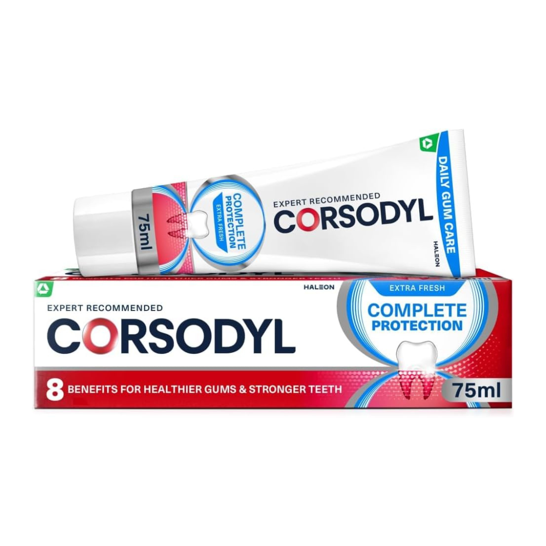 Corsodyl Complete Protection Extra Fresh Toothpaste 75ml | Daily Supplies